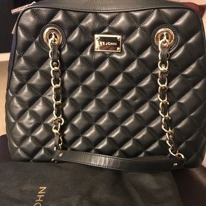 St John leather satchel.